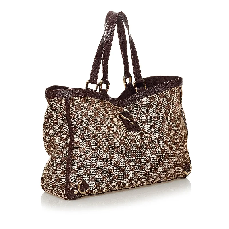 Gucci GG Canvas Abbey D-Ring Tote Bag (32696)