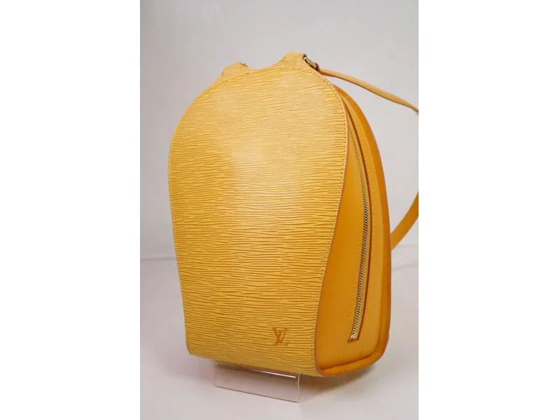 Authentic Pre-owned Louis Vuitton Lv Epi Tassili Yellow Jaune Mabillon Backpack Bag M52239 220119