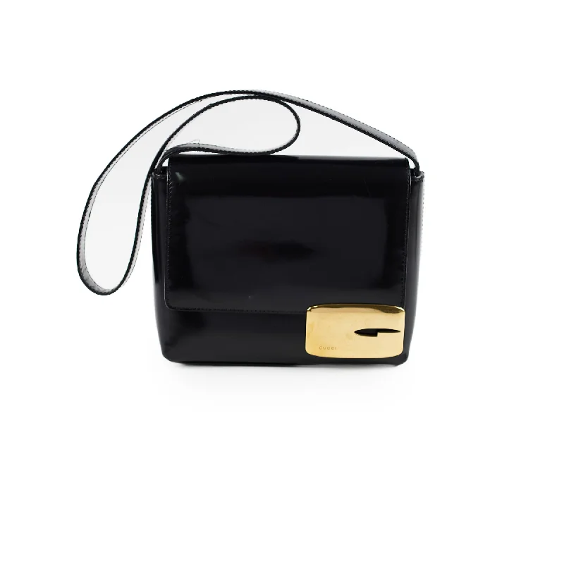 Gucci Vintage Shoulder Bag Black