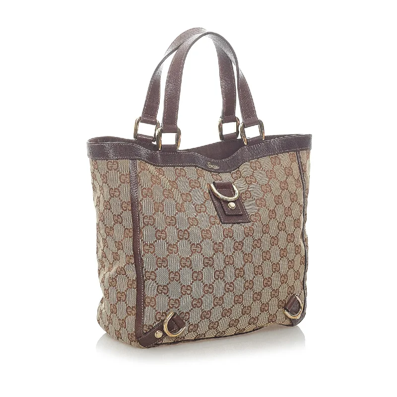 Gucci GG Canvas Abbey D-Ring Tote Bag (33380)