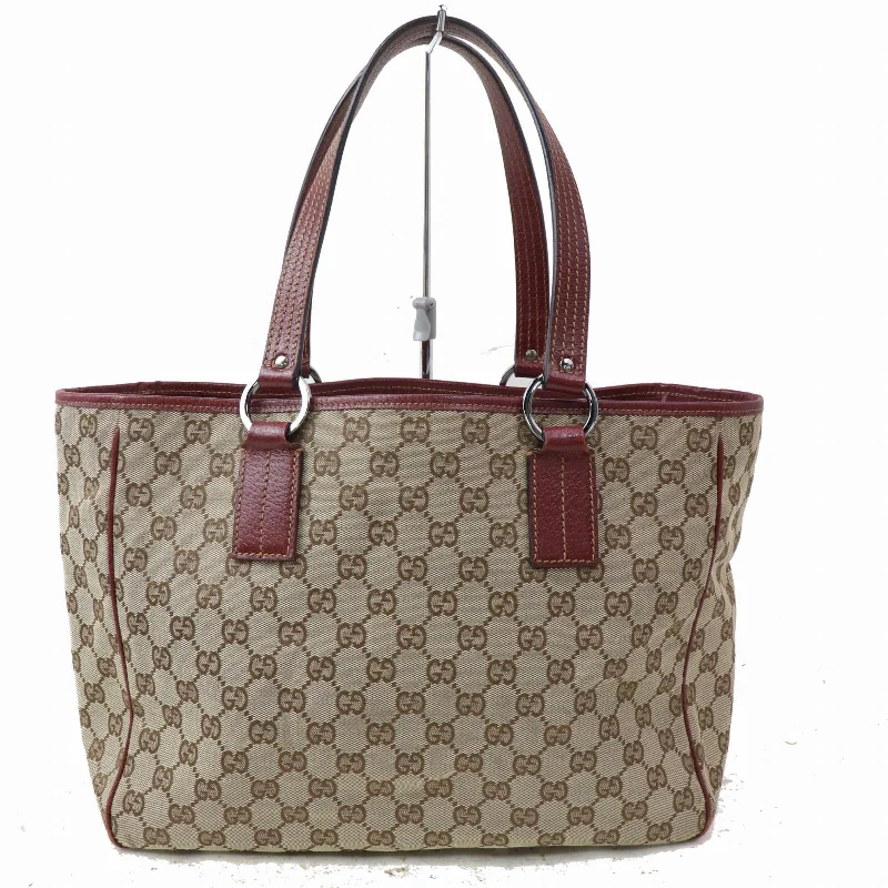 Gucci Tote Bag Light Brown Canvas