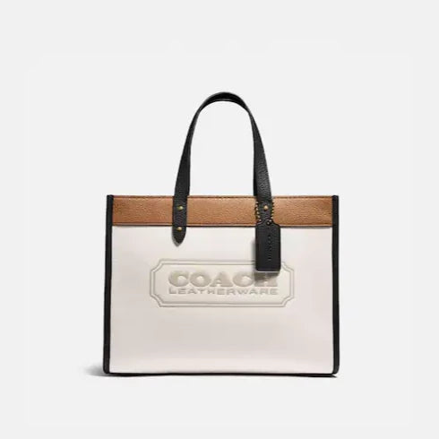 Field Tote 30 In Colorblock With Coach Badge