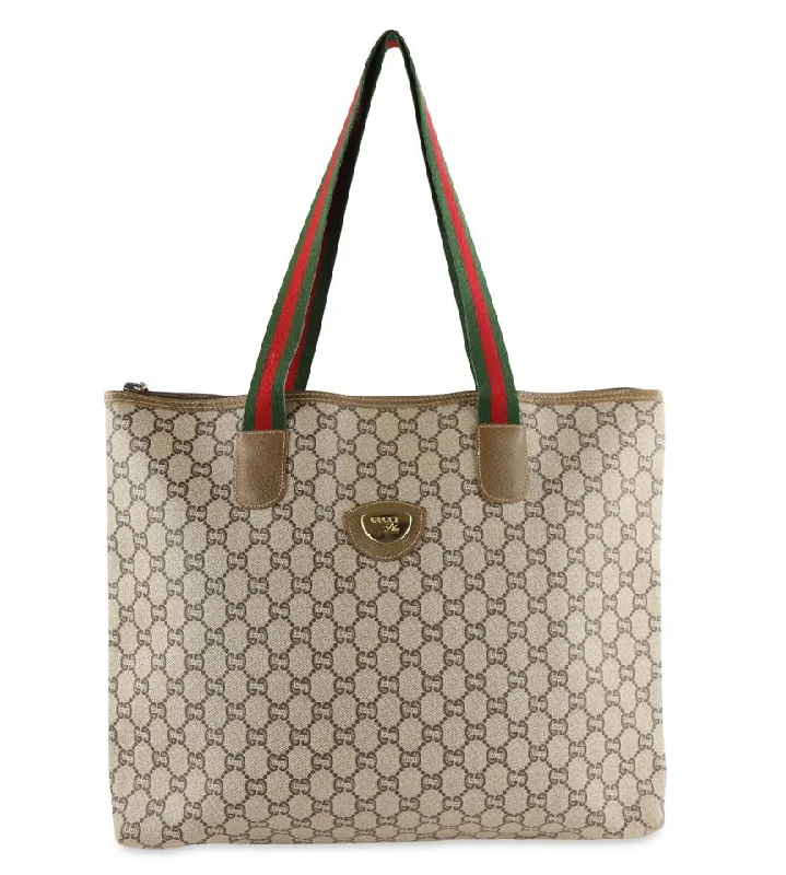 Gucci Bag Plus Beige Canvas Tote