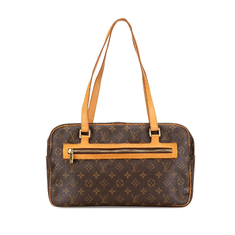 Brown Louis Vuitton Monogram Cite GM Shoulder Bag