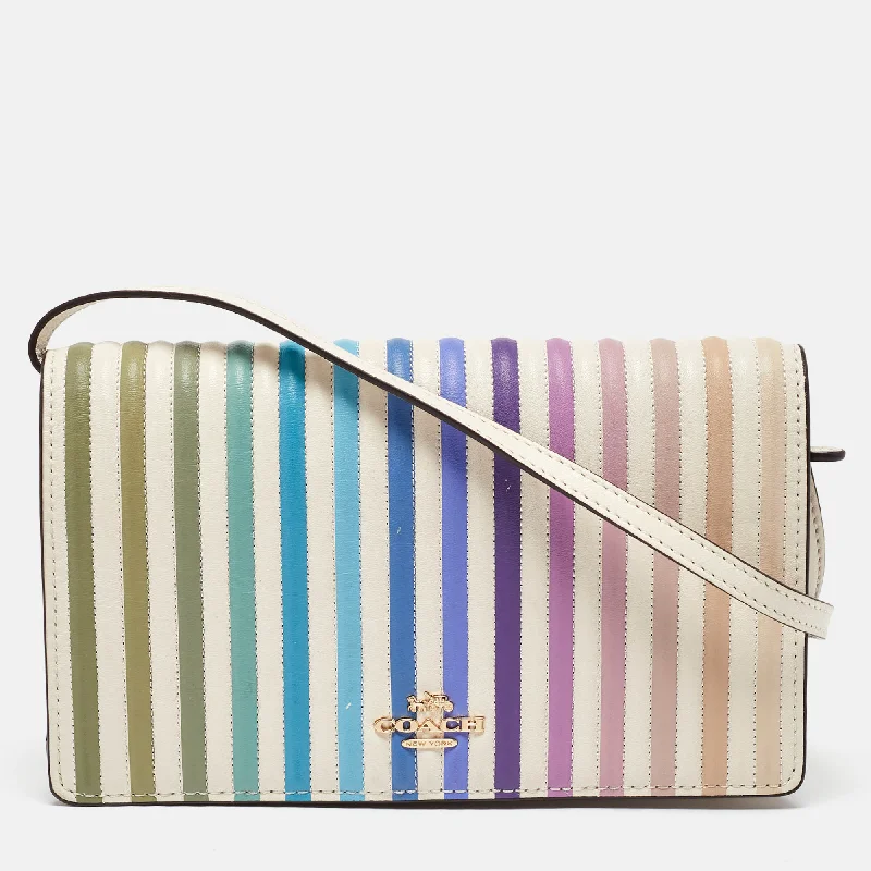 Multicolor Leather Hayden Crossbody Bag