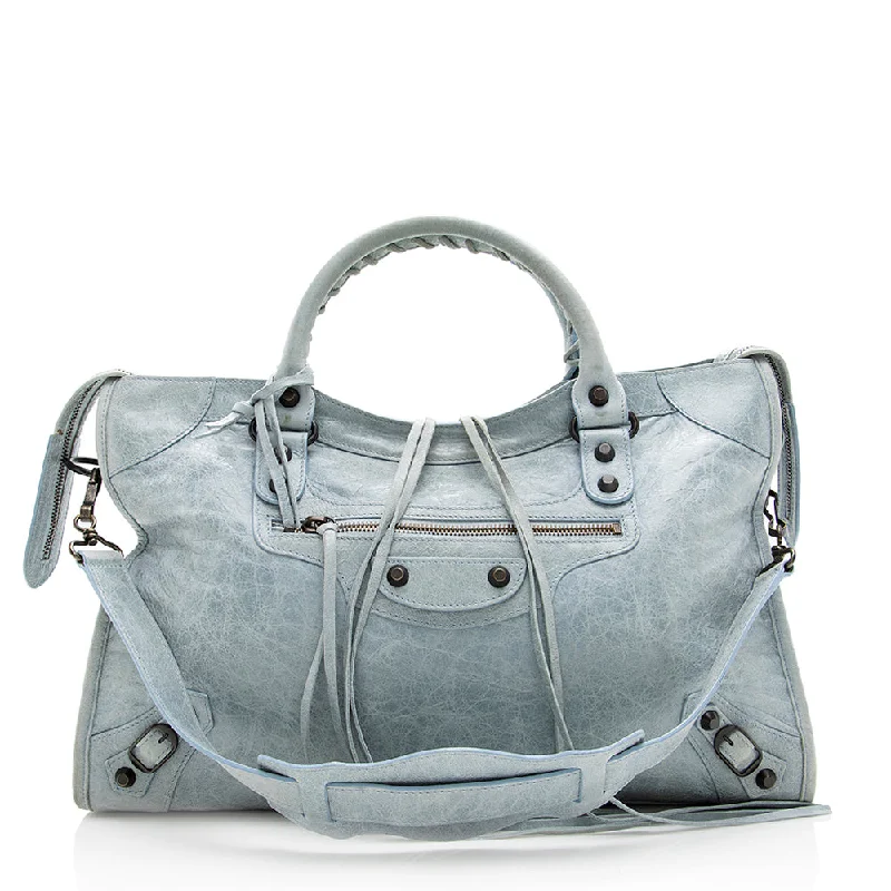 Balenciaga Agneau Classic City Satchel (SHF-18505)