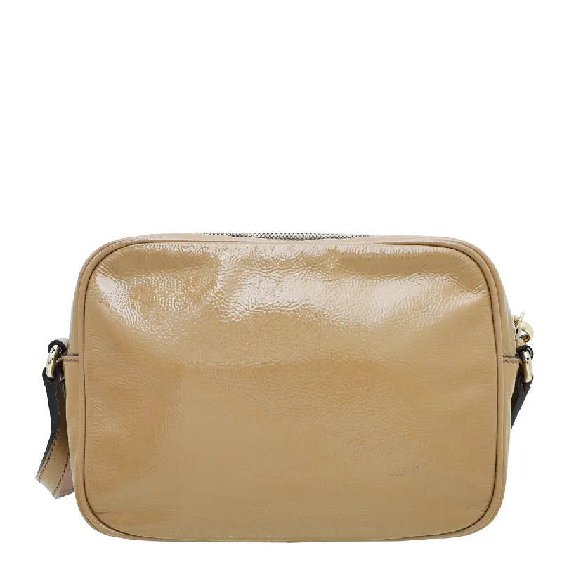 Gucci Beige GG Disco Soho Camera Crossbody Bag