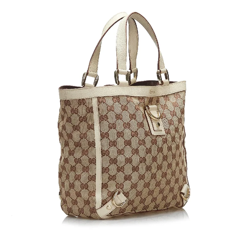 Gucci GG Canvas Abbey D-Ring Tote Bag (36176)