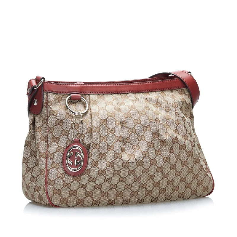 Gucci GG Canvas Sukey Crossbody (SHG-37499)