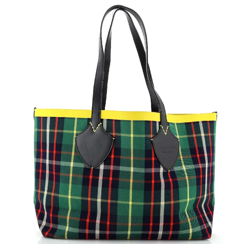 Reversible Giant Tote Tartan Cotton Medium