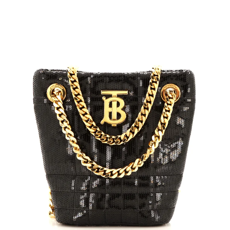 Lola Bucket Bag Quilted Sequin Mini