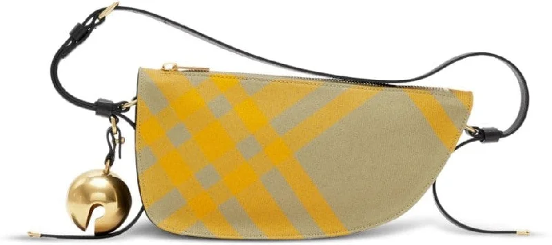 Women's Mini Shield Sling Bag in Yellow | 8079160