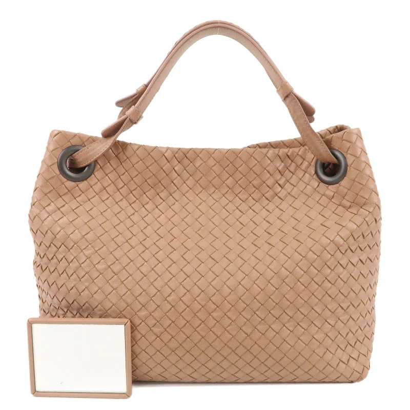 BOTTEGA VENETA Intrecciato Large Garda Bag Pink Beige 576593