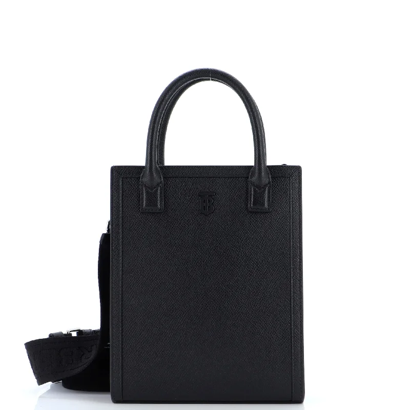 Vertical Denny Tote Leather Mini