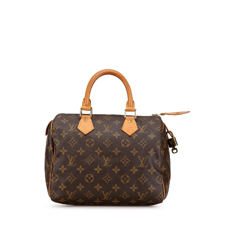 Brown Louis Vuitton Monogram Speedy 25 Boston Bag