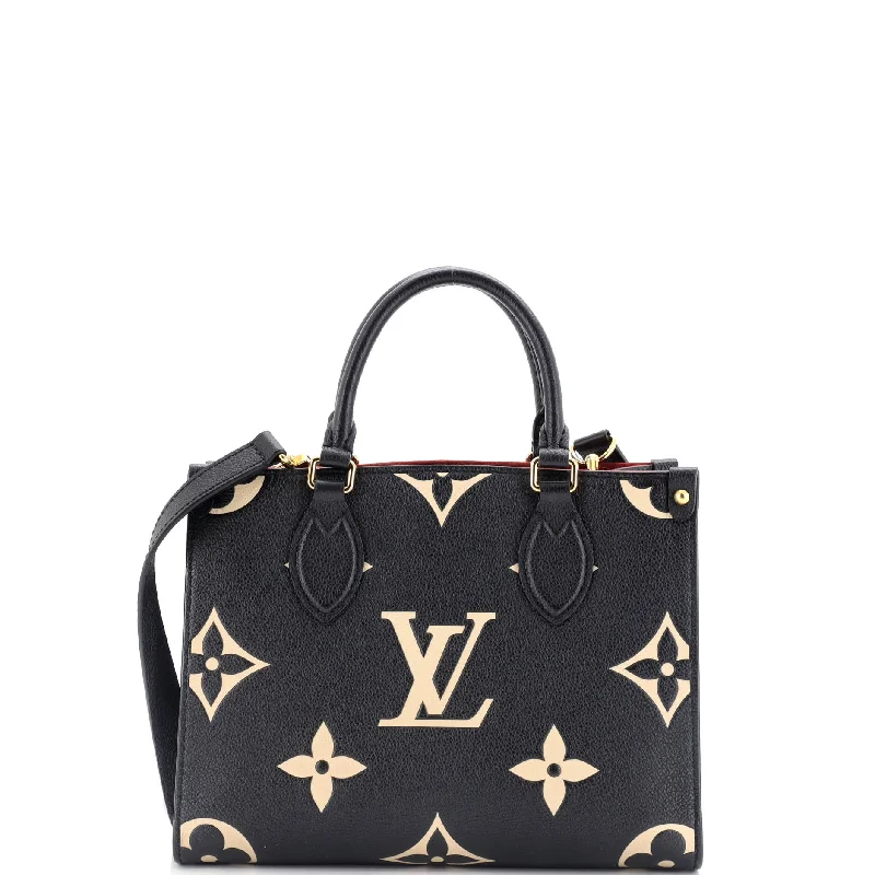 OnTheGo Tote Bicolor Monogram Empreinte Giant PM