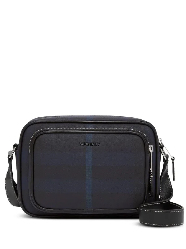 Burberry Exaggerated check-print crossbody bag