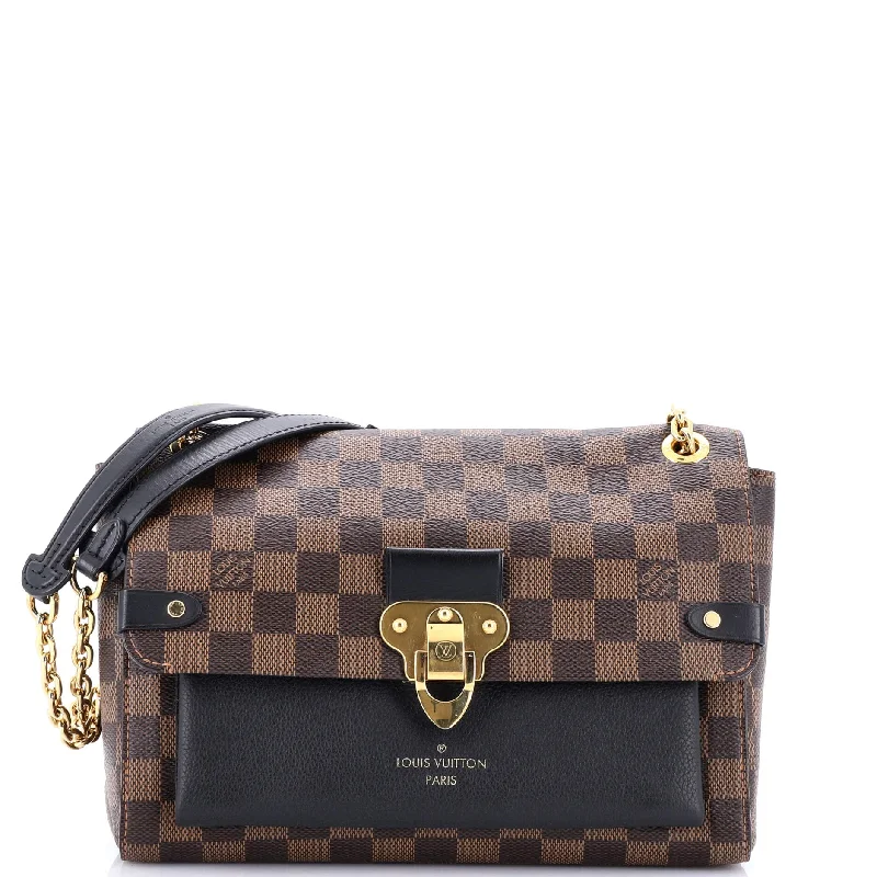 Vavin Handbag Damier with Leather PM