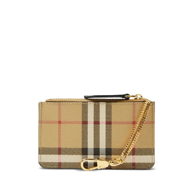 Burberry Vintage Check zipped coin pouch