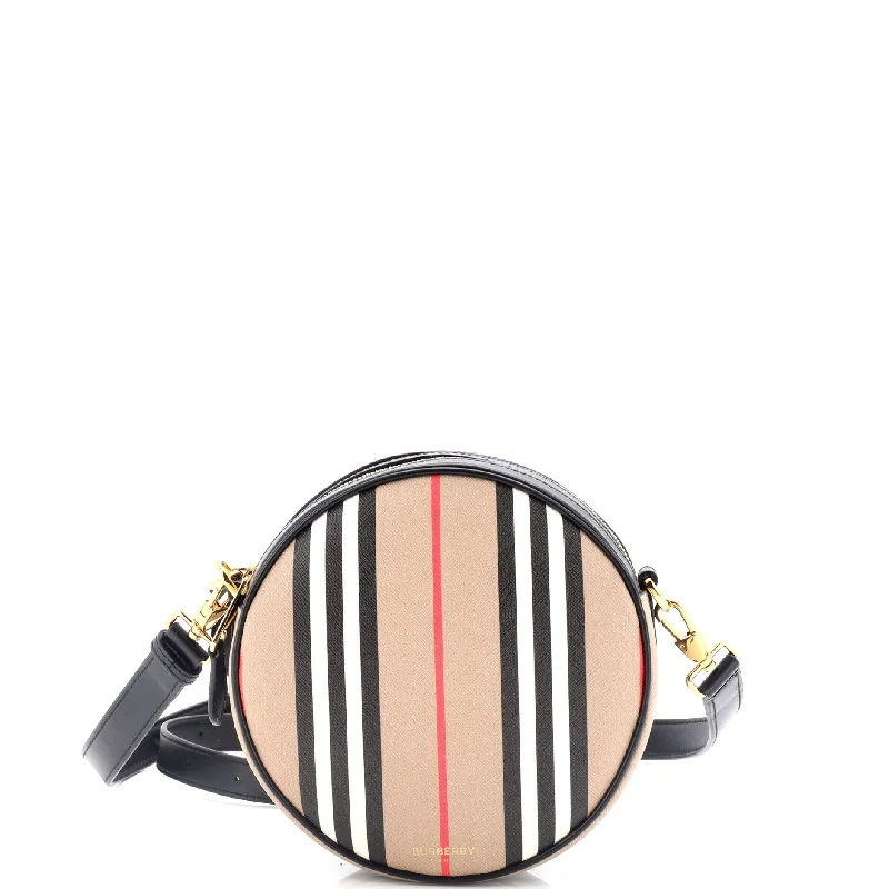 Louise Round Bag Icon Stripe E-Canvas