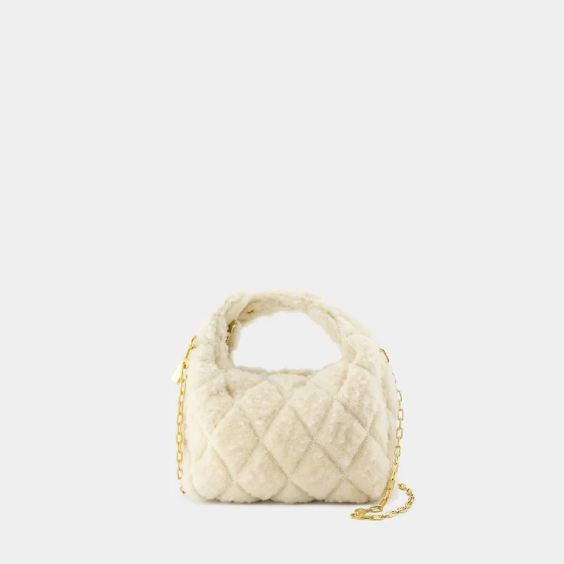 Micro Peg Purse - Burberry - Leather - Beige