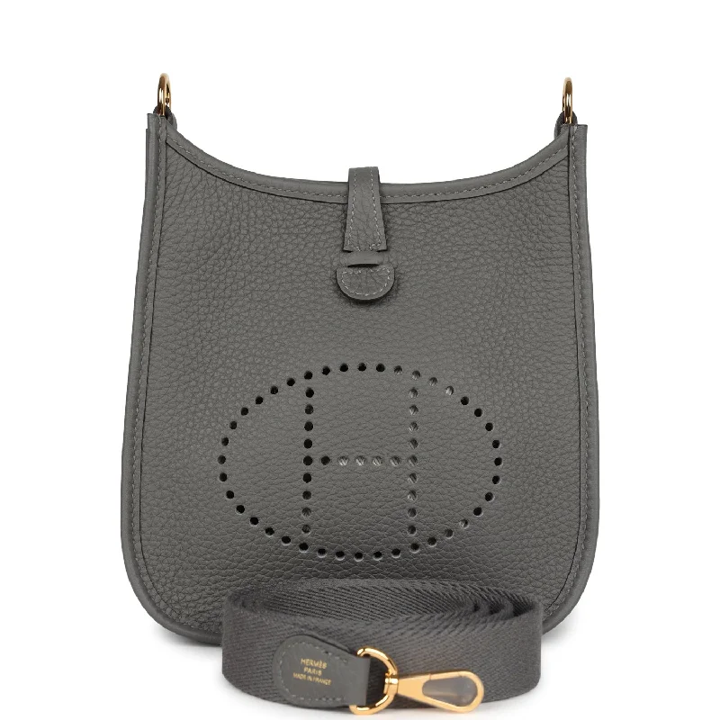 Hermes Evelyne TPM Gris Meyer Clemence Gold Hardware