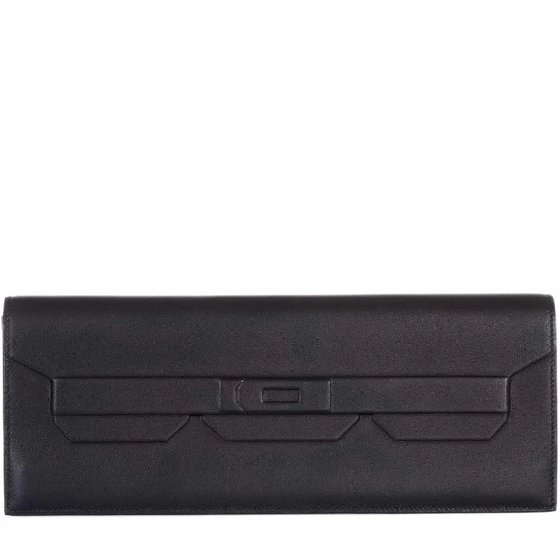 Hermès Long Pochette "Kelly Shadow" Evercalf Limited Edition