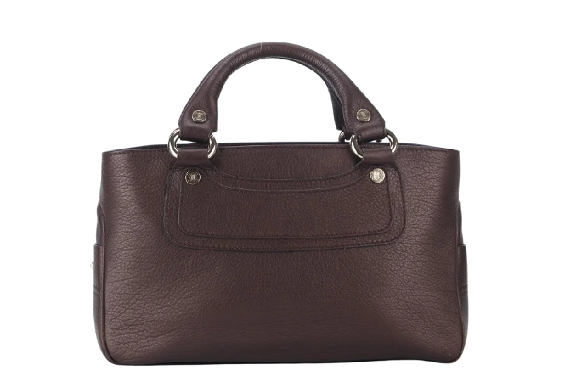 CELINE BOOGIE BAG DARK BROWN GRAIN CALF LEATHER WITH DUST COVER