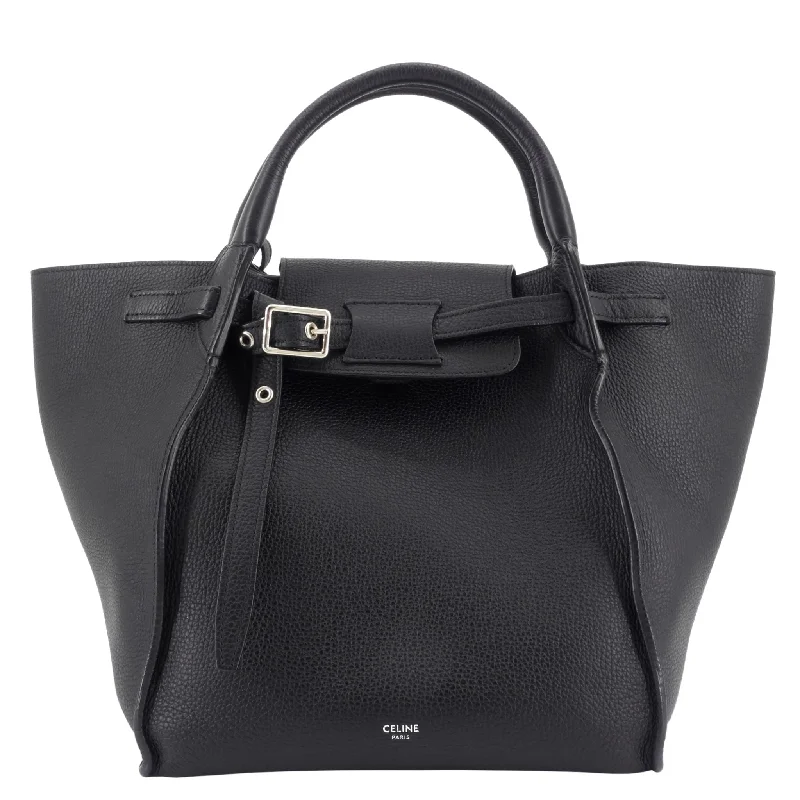 Big Bag Small Pebbled Calfskin Leather Bag