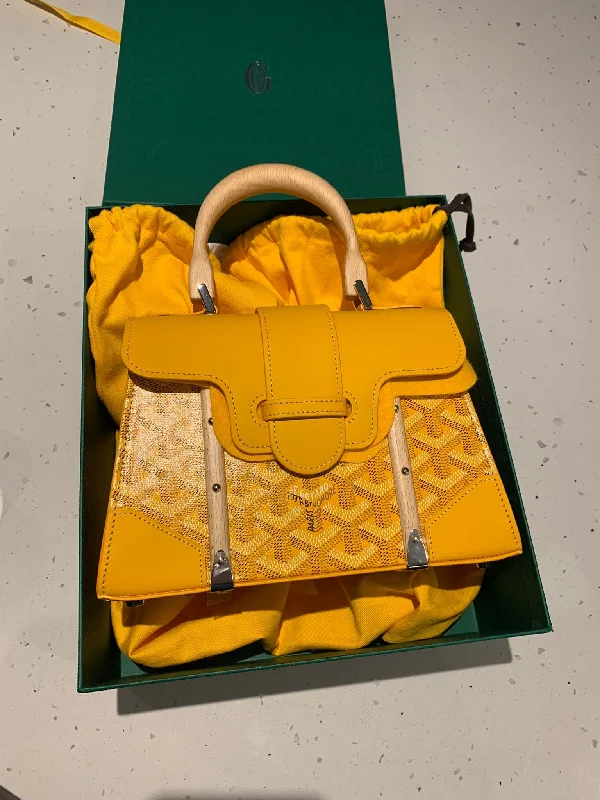 Goyard Saïgon Structure Mini Bag (Yellow)