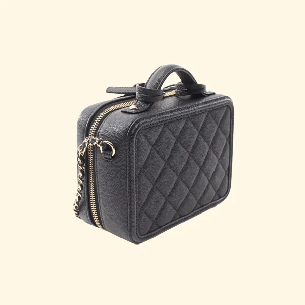 Chanel Caviar Leather Vanity Bag