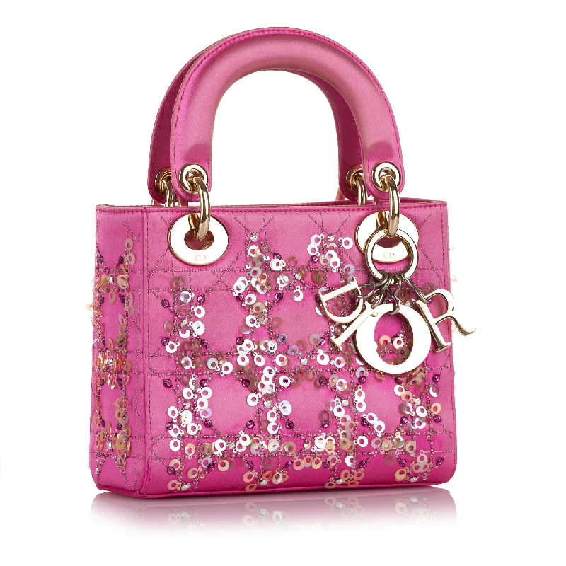 Dior Mini Satin Sequin Lady Dior (0113Xt)