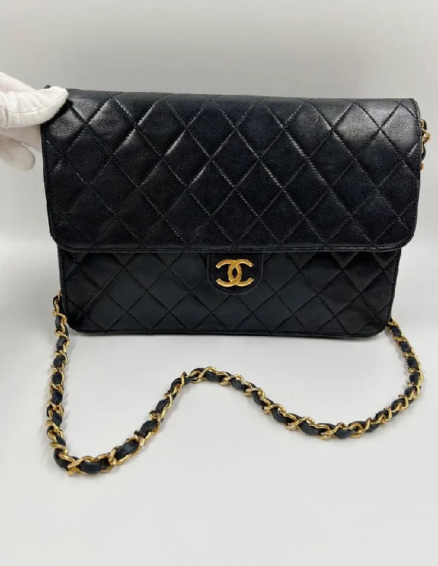 Vintage Navy Chanel Flap Bag